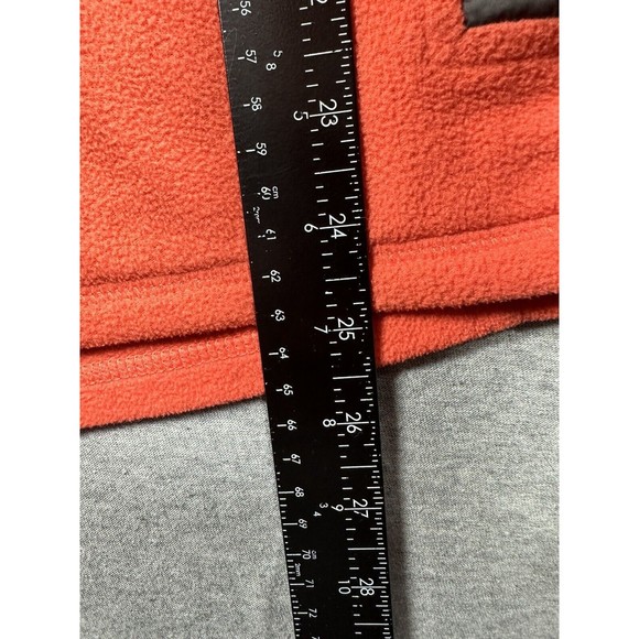 The North Face Fleece Jacket 1/4 Zip Orange Women's L Pullover Lightweight - Picture 6 of 8